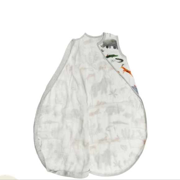 Loulou Lollipop Muslin Sleep Sack Wearable Blanket - Safari Jungle - Picture 3 of 5